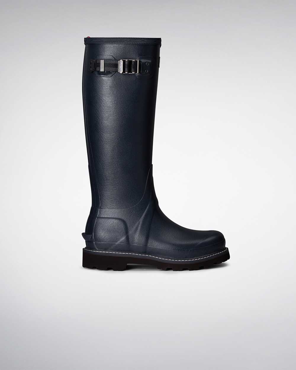 Hunter Balmoral Poly-lined Women's Rain Boots NZ-10644H Navy